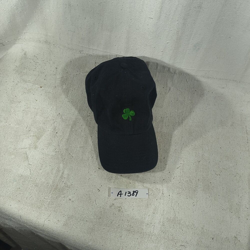 47 Brand Men's Black Adjustable Cap With Embroidered Shamrock